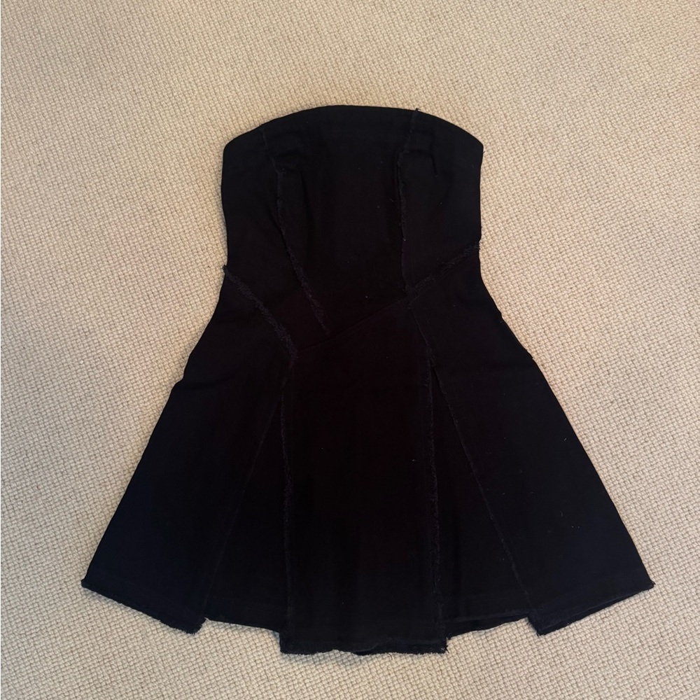 Urban Outfitters Black Strapless Dress